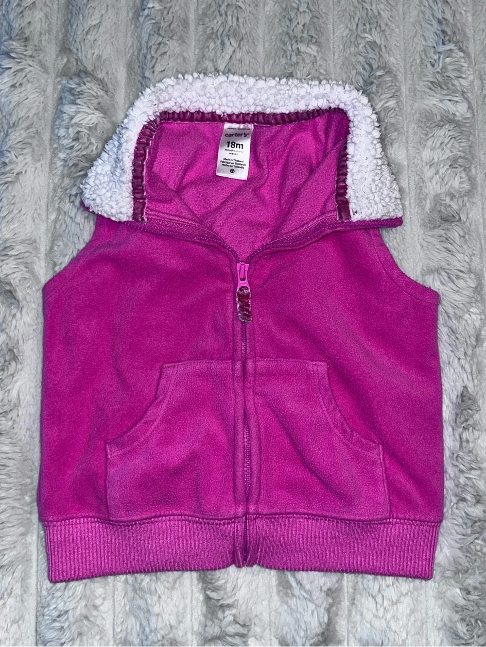 Carter’s Girl’s 18M Fleece Vests Bundle